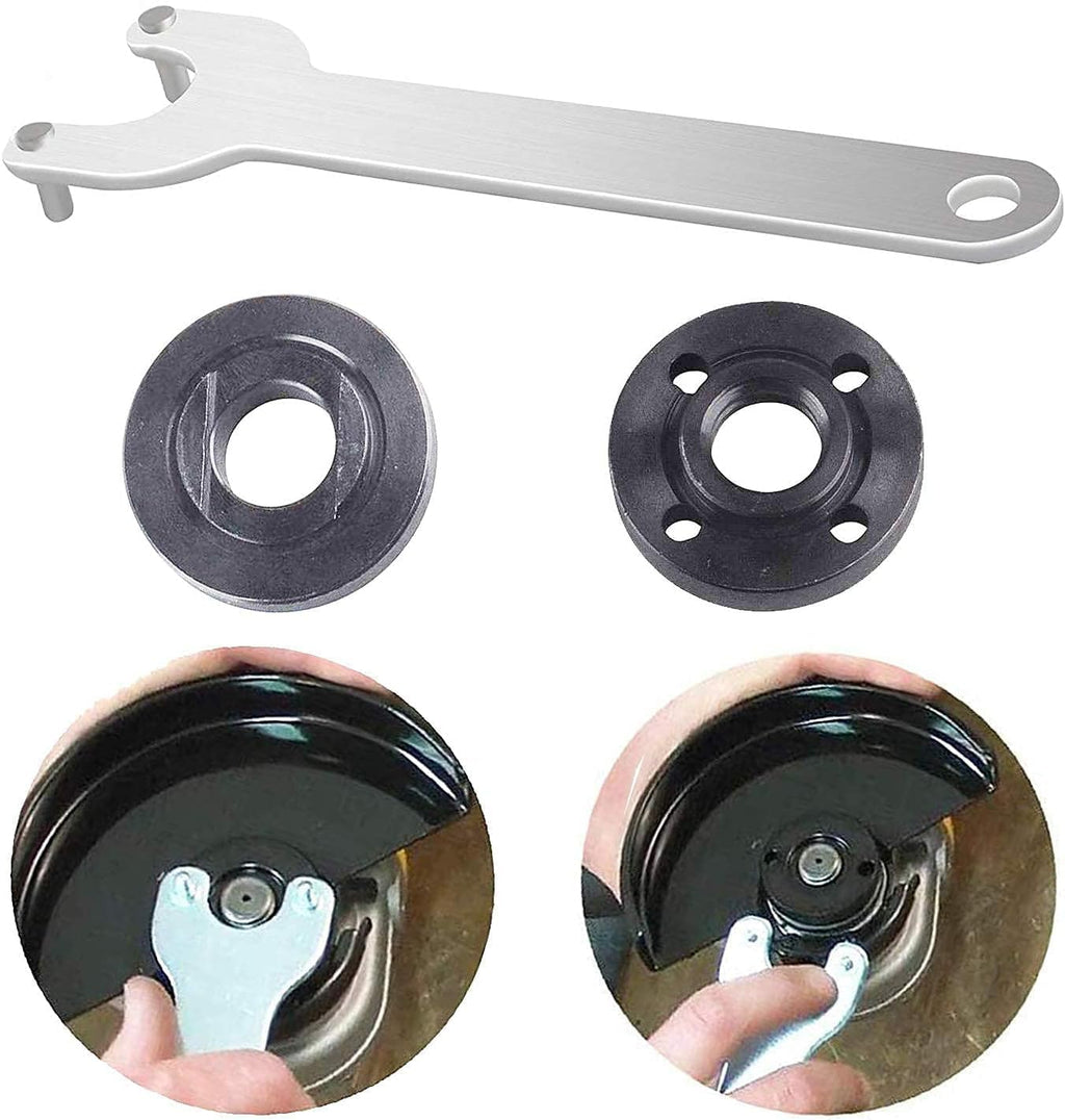 Metal Angle Grinder Inner Outer Flange Nut（3 Set）Replace Black & Decker Dewelt 224399-1 193465-4 224568-4 Inner Outer Flat Adapter Nut