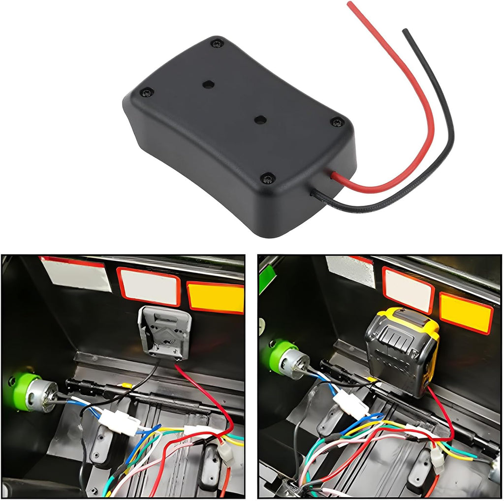 Create idea 1Pc Battery Adapter Power Connector Compatible with Porter Cable PCC685L PCC685LP PCC680L PCC682L 20V Li-ion Battery 12 Gauge Robotics