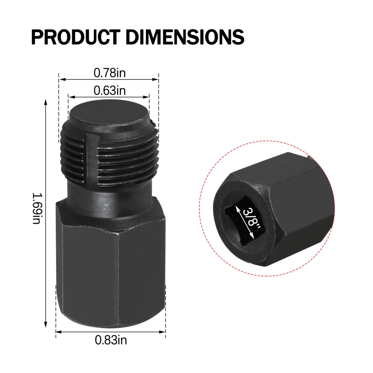 131763310 NOx Sensor Thread Chaser Tool M20 x 1.5