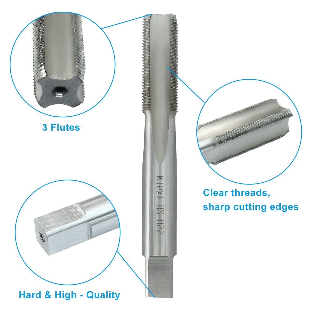 ISDVBUY M15 X 1 Metric Tap and Die Set, 2 Pack