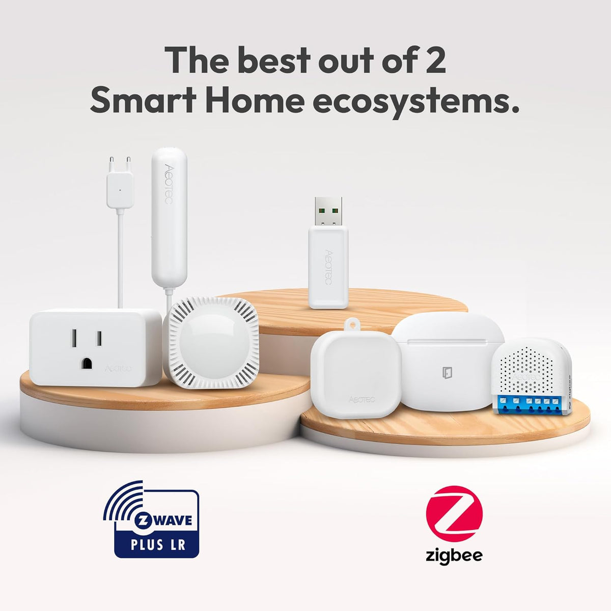 Z-Stick 10 Pro - Zigbee 3.0 & Z-Wave 800 Series USB Adapter - Works with HomeAssistant - Zigbee2MQTT - Z-Wave