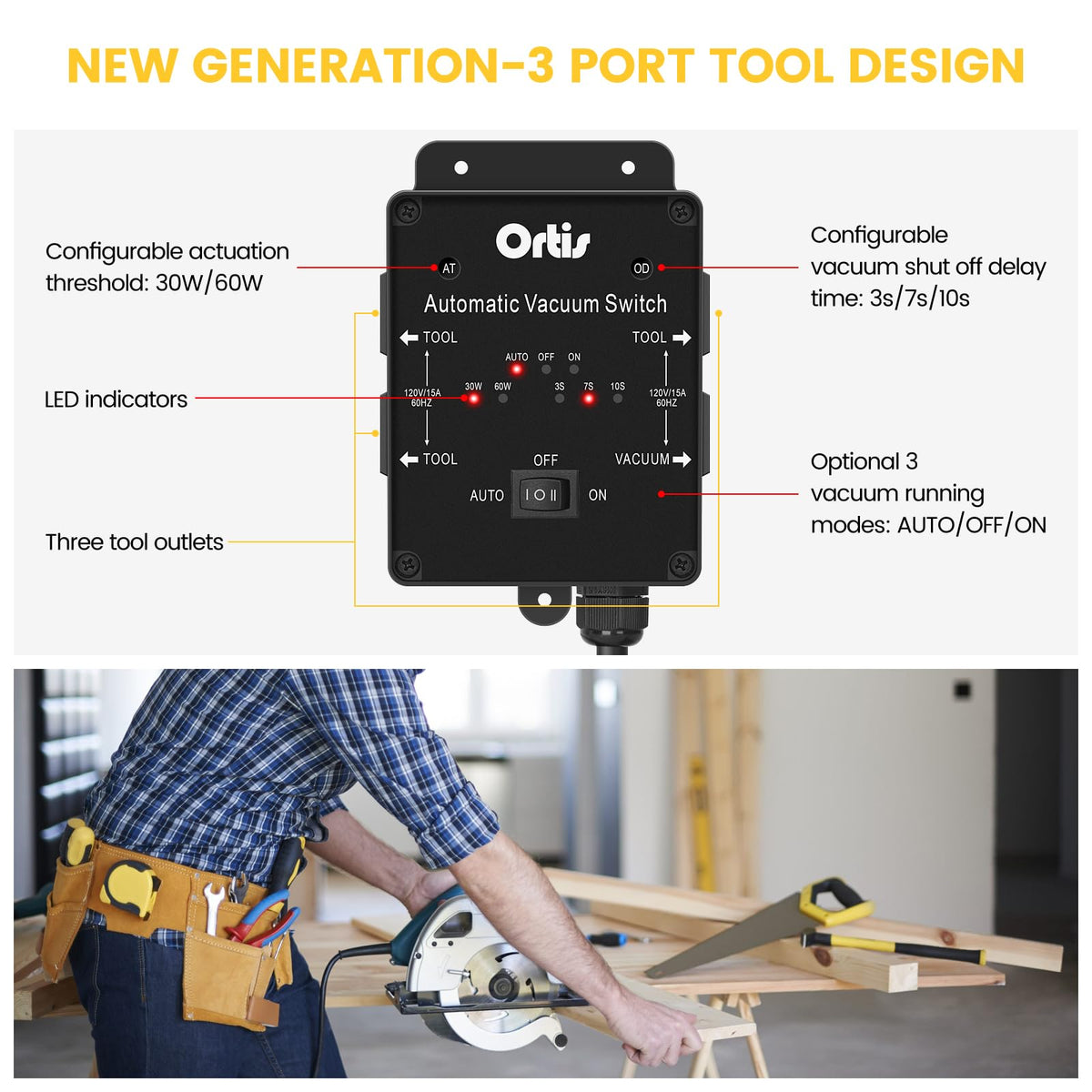 2025 New! Automatic Vacuum Switch