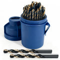 29Pcs M2 HSS Cobalt Drill Bits Set, 1/16"-1/2" Metal Drill Bits