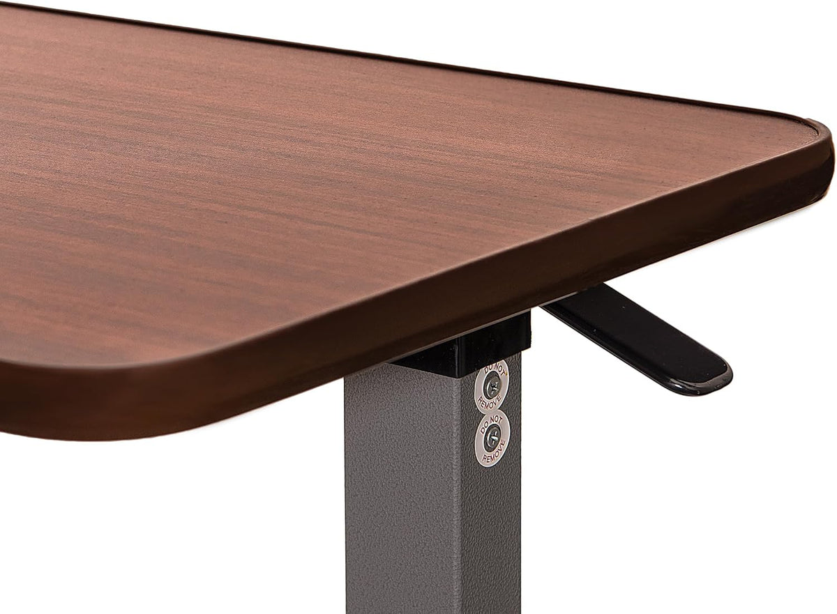 Medical Adjustable Overbed Bedside Table with Wheels (Hospital and Home Use)