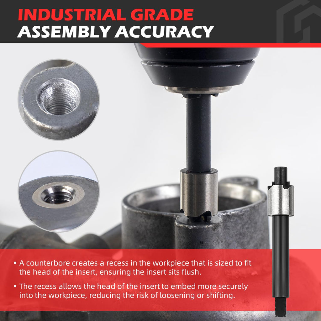 gomjet M11x2.0 Metric Thread Repair Kit with 10PCS Solid Bushing Inserts