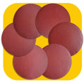 30 PCS 8 Inch NO-Hole PSA Aluminum Oxide Sanding Disc, Self Stick(5 Each of 60 100 150 180 240 400 Grit)