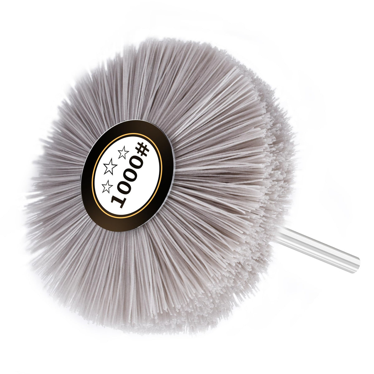 Focmkeas Nylon Wheel Brush, 1000 Grit, 6mm Shank