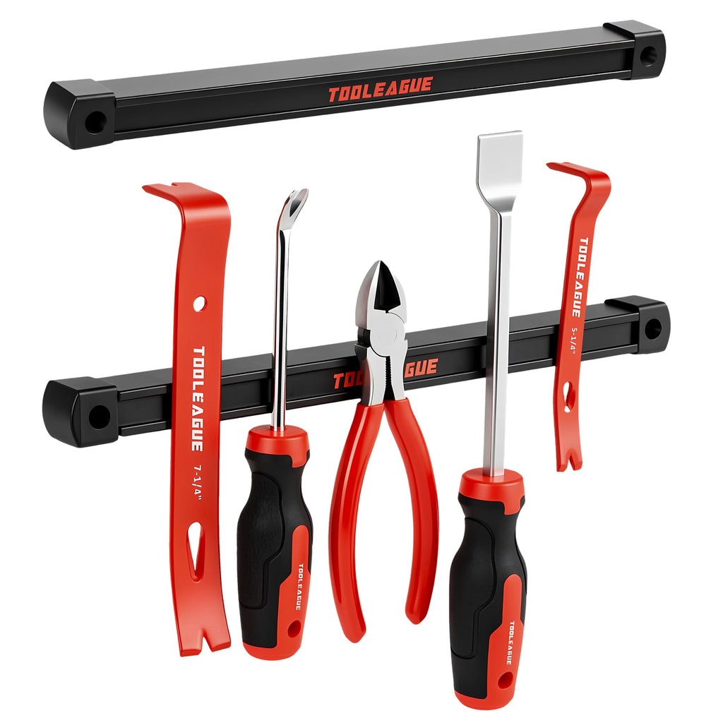 TOOLEAGUE 12" Double Sided Magnetic Tool Holder, Magnetic Tool Bar, 110LB