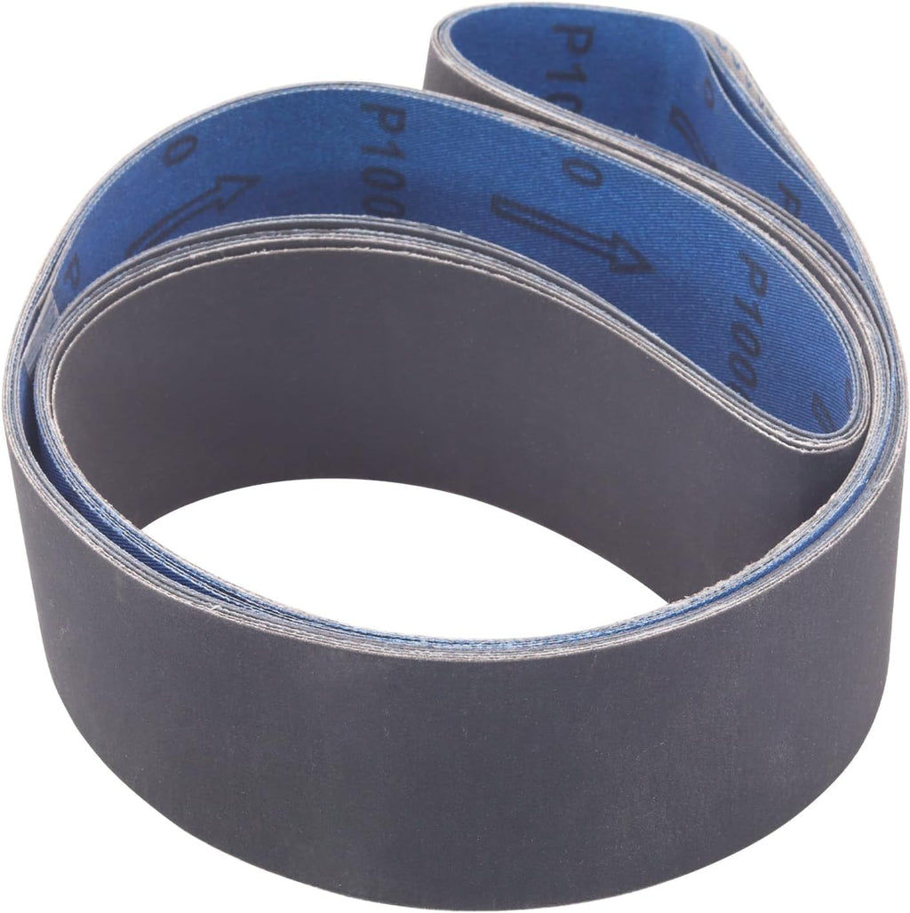 Donanim 6 Pack 2 x 48 Inch Sanding Belts 600 800 1000 Grit Silicon Carbide