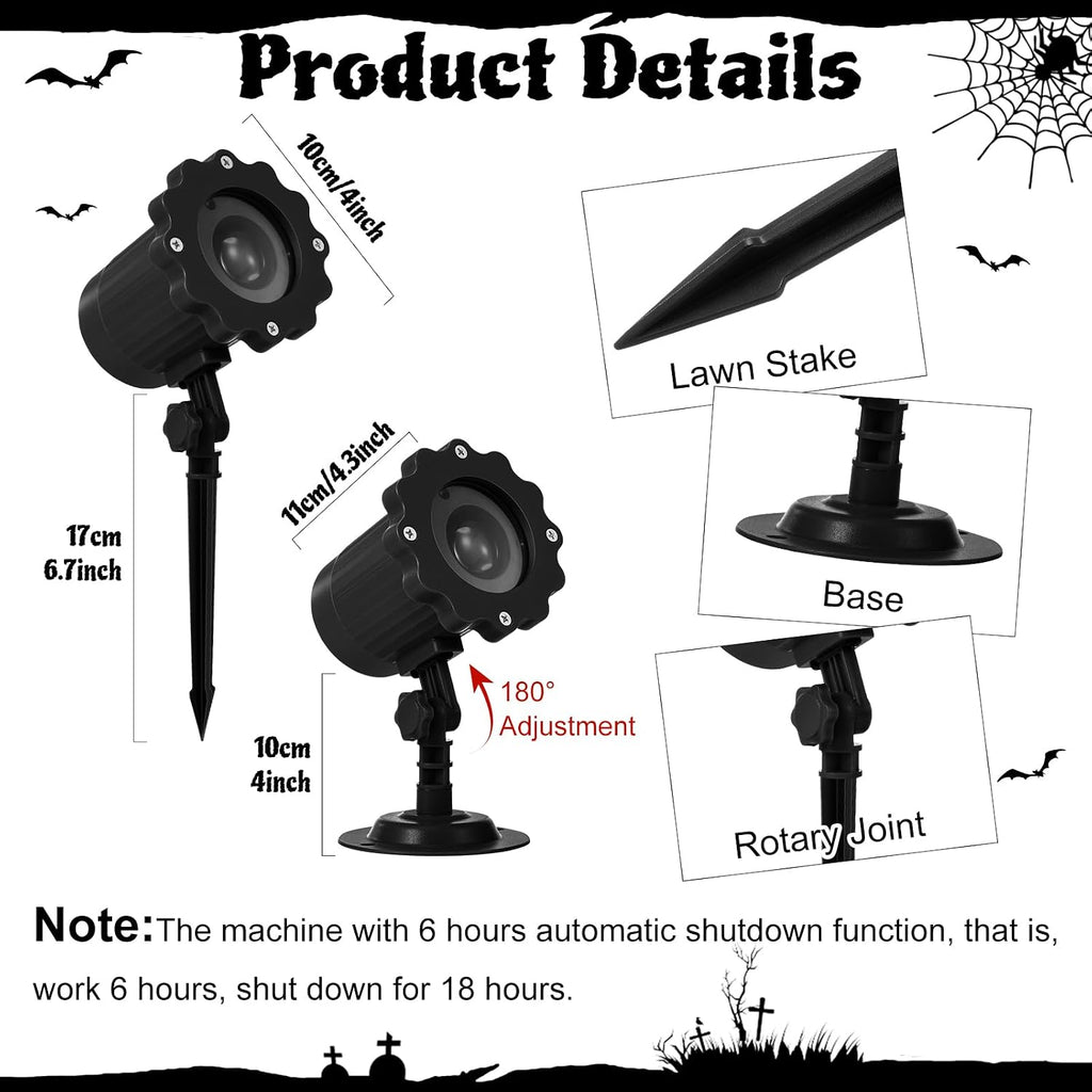 Halloween Projector Outdoor Light Decoration