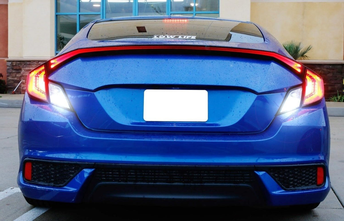 iJDMTOY LED Backup Reverse Light Replacement Bulbs For Honda Civic Coupe