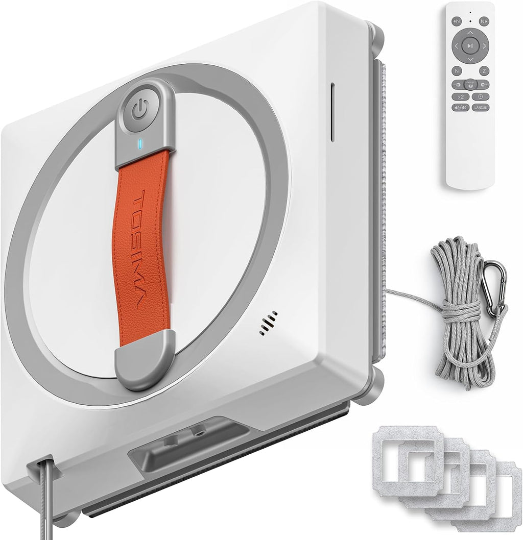 WA9C Pro Window Cleaning Robot, 4-Nozzle Dual Spray, 6 Cleaning Modes