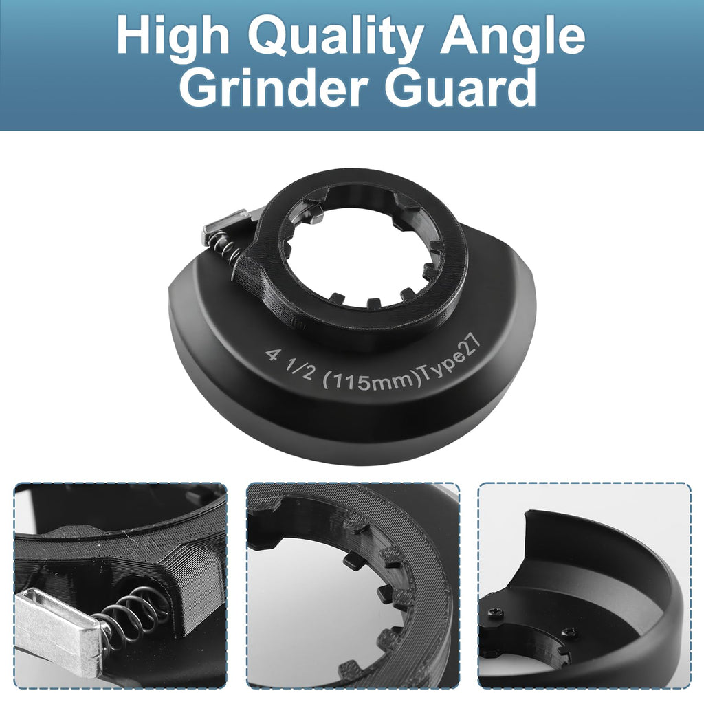 Compatible 4.5" Type 27 Guard Assembly for Milwaukee Angle Grinder
