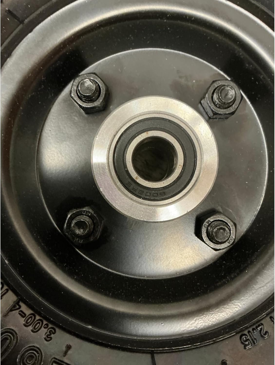 Wheel Assembly For Handicapp Mobility Scooter Wheel (Compatible with Pride Mobility Scooters Victory) with Air Tube 10 X 3 Tire 3.00-4, Split Rim (Front)