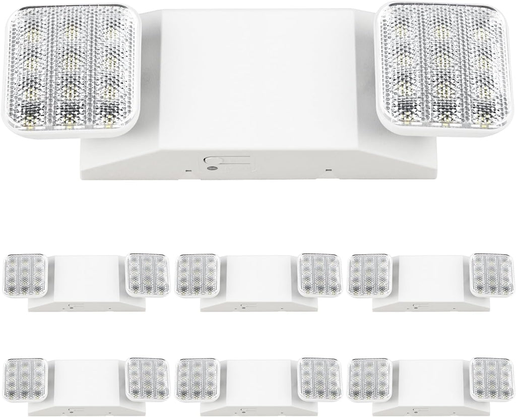 Sunco 6 Pack LED Emergency Lights for Outages, 90 Minute Backup Battery