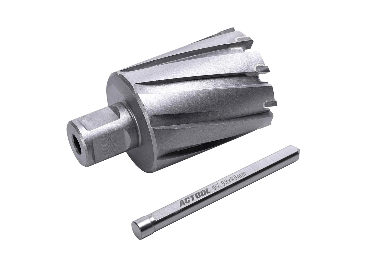 ACTOOL 1-11/16'' Diameter x 1-3/8'' Depth of Cut Carbide Tipped TCT ANNULAR Cutter with 3/4'' Weldon Shank