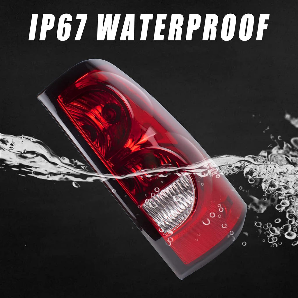 Boine Tail Lights Compatible with 2003-2006 Chevy Silverado 1500 2500 3500