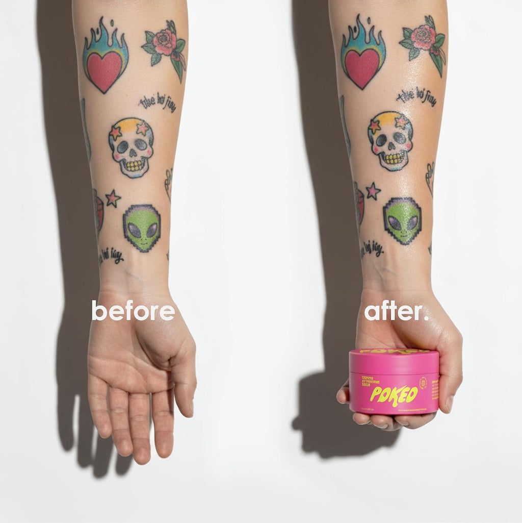 Tattoo Aftercare Balm with Soothing Botanicals and Powered by Peptides (3.5 Oz)