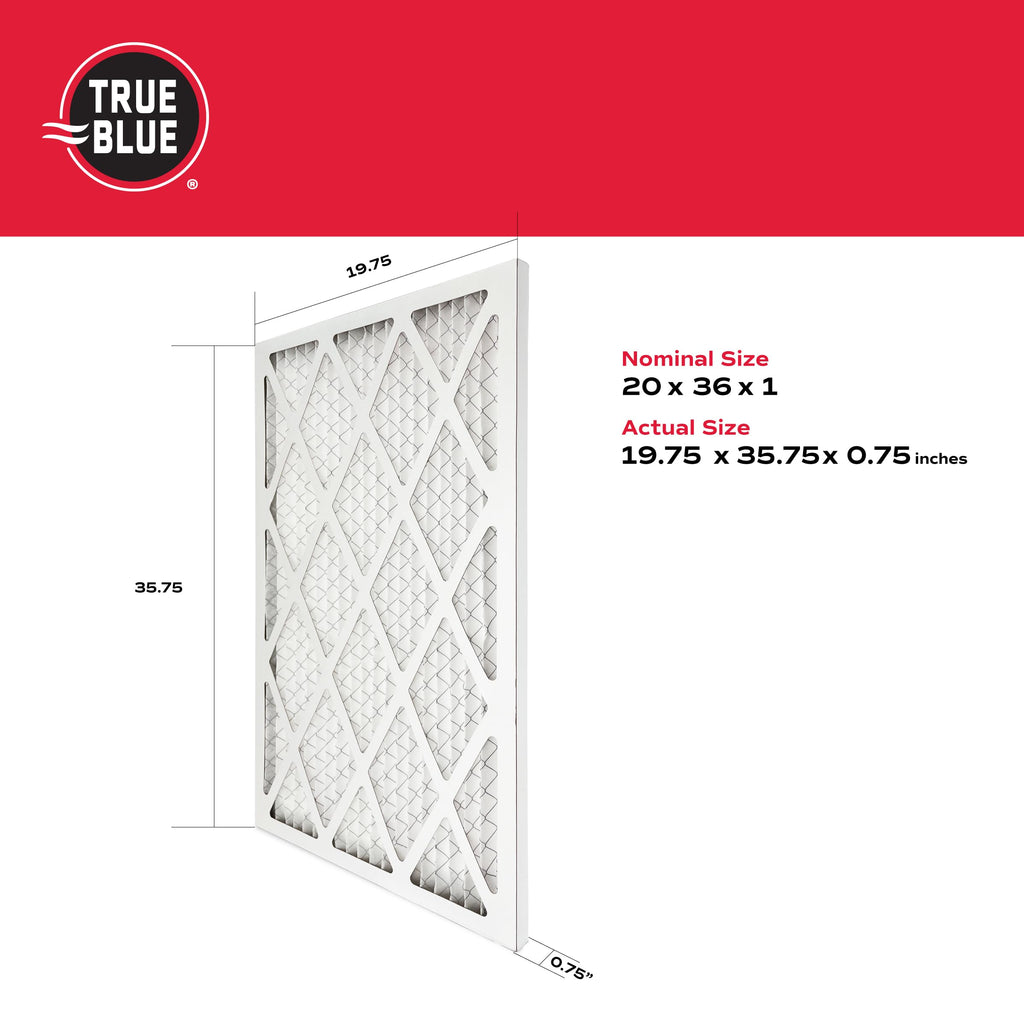 Allergen 20x36x1 Air Filter , MERV 11, 4-Pack