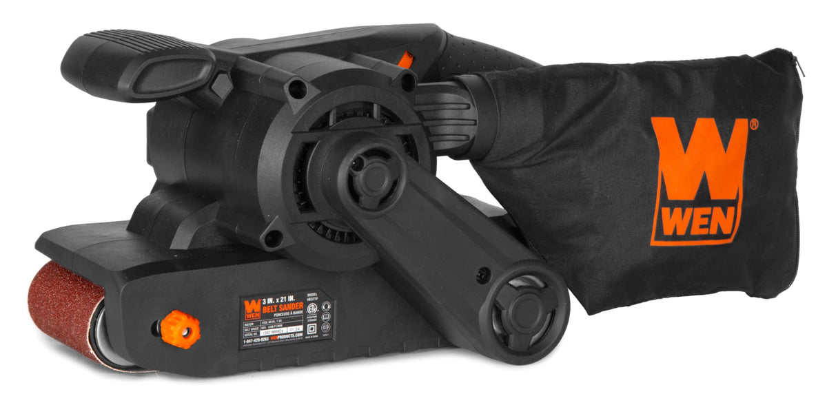 WEN 7.5-Amp 3-by-21-Inch Variable Speed Handheld Portable Belt Sander (HB321V)