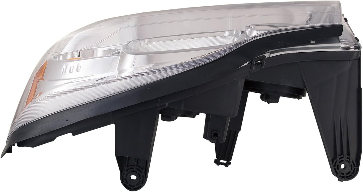 HEADLIGHTSDEPOT Chrome Housing Halogen Headlight Compatible With Saturn Vue 2006-2007 Includes Right Passenger Side Headlamp