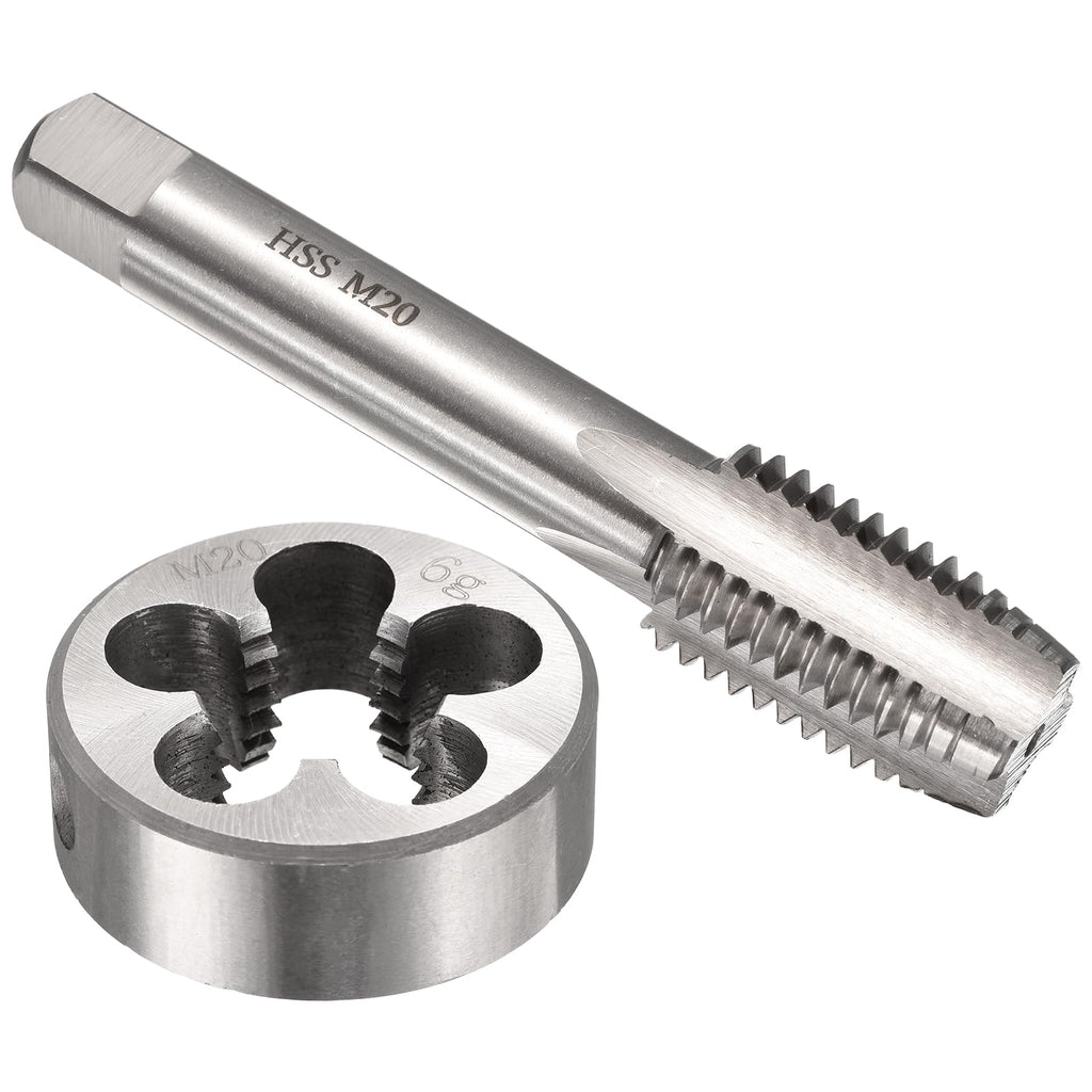 Workkyma M20 Tap and Die Set Metric M2 HSS Right Hand Threading Tool