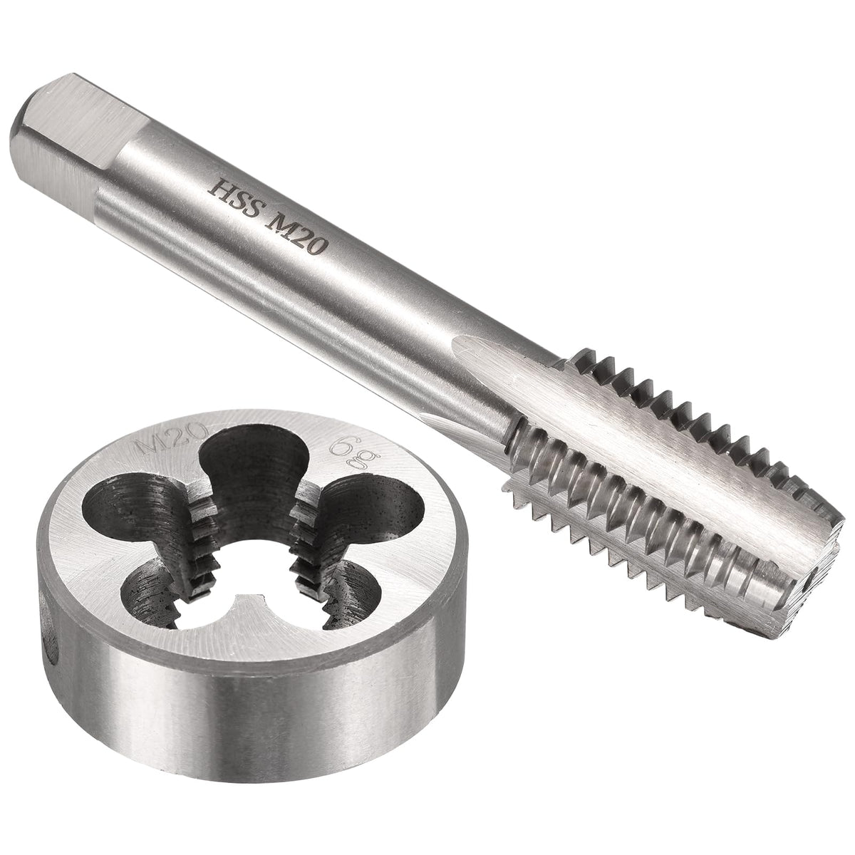 Workkyma M20 Tap and Die Set Metric M2 HSS Right Hand Threading Tool