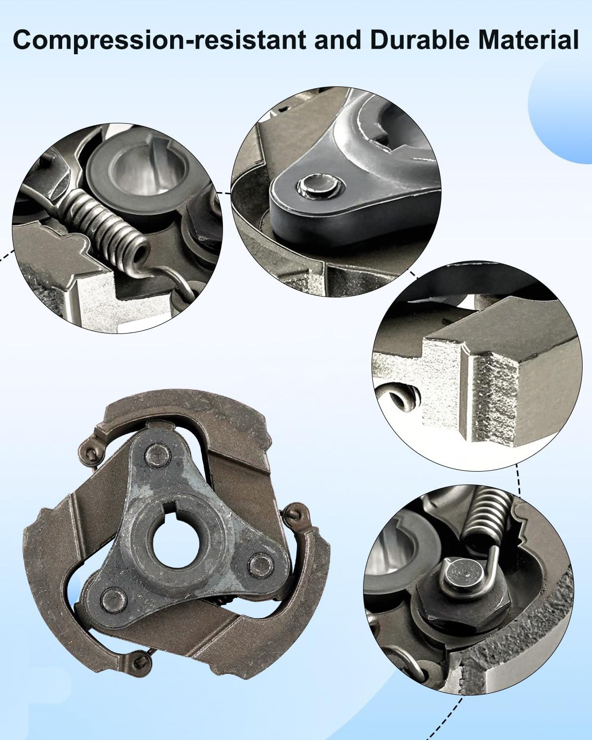 Clutch Assembly Fit for Multiquip Mikasa MTX50 MTX60 MTX70