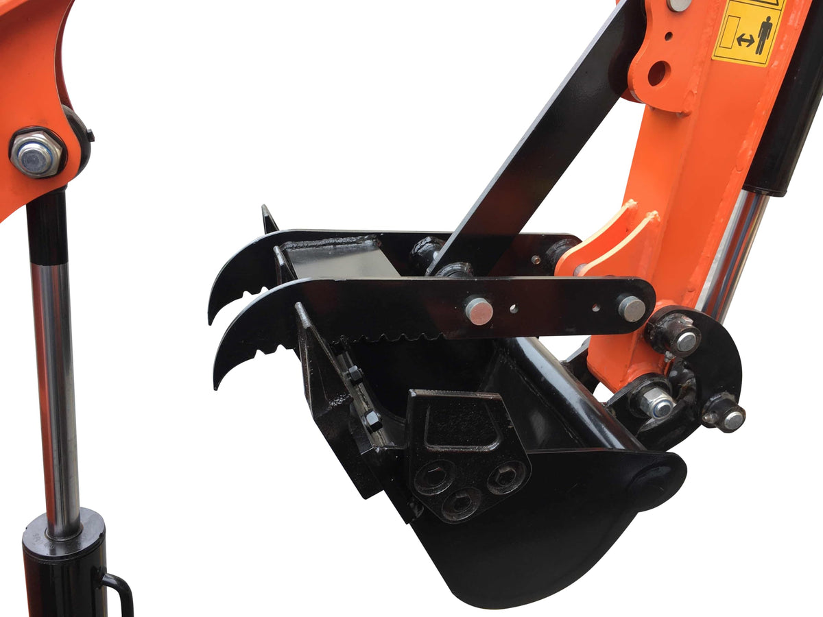 Mini Excavator Small Excavator with Backhoe Thumb & Ripper, Bucket, Rake, Quick Coupler, Auger, Grapple, US Stock
