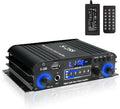 4 Channel Stereo Receivers Audio Home Amplifier Bluetooth 5.0, RMS 50Wx4 Max 1200W HiFi Power Amplifier, USB/SD/FM