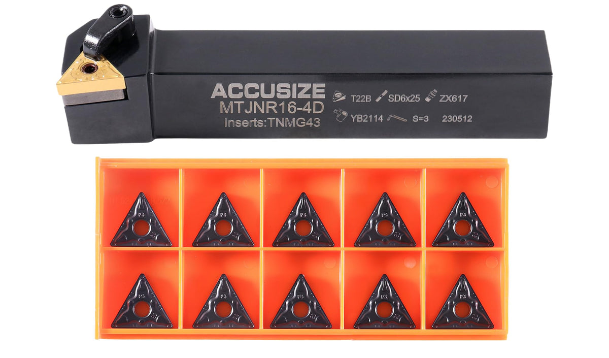 Accusize Indexable Tool Holder, 1" x 6", RH, 2312-5012INS