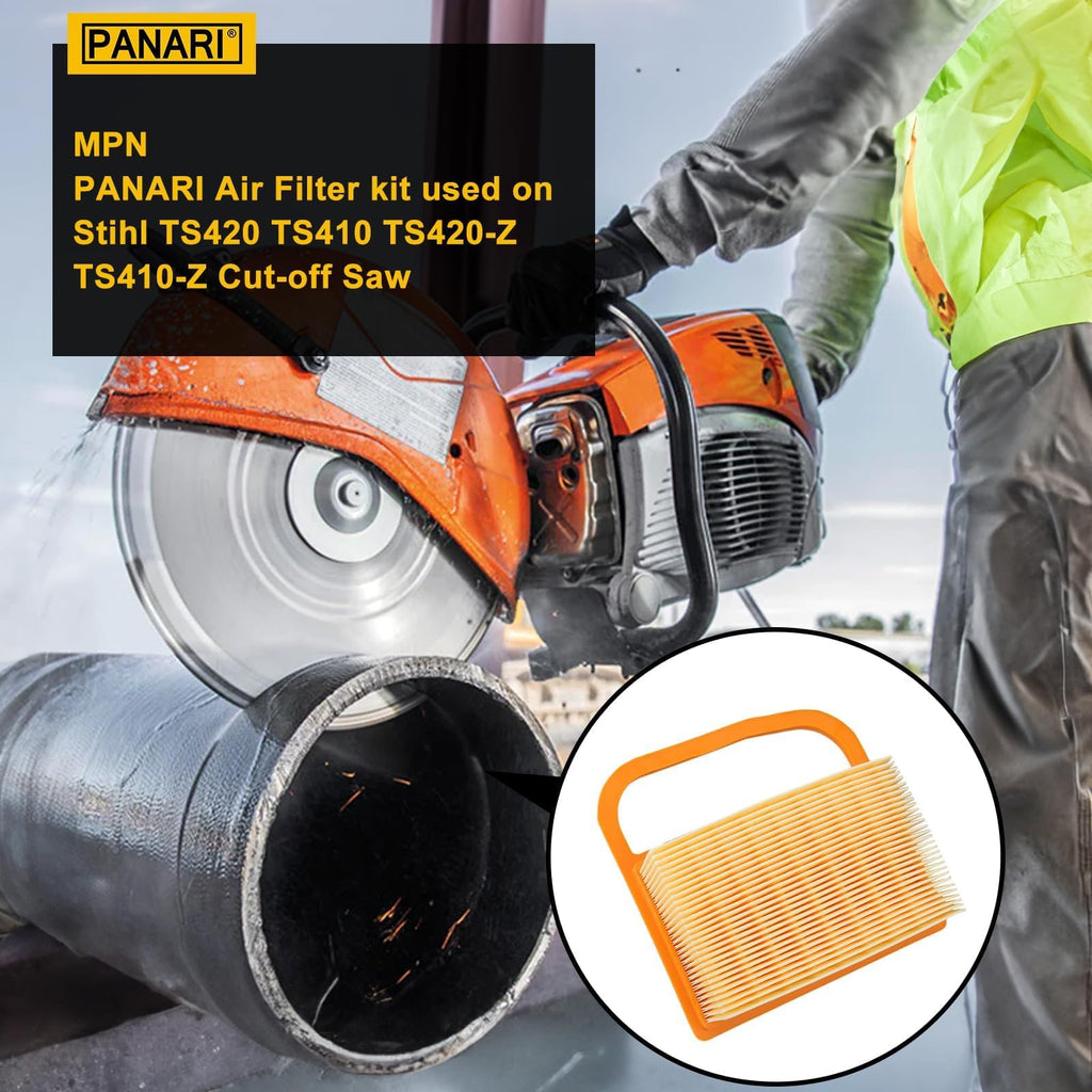 Panari TS410 TS420 Air Filter for STIHL Concrete Cut Off Saw 5Pack