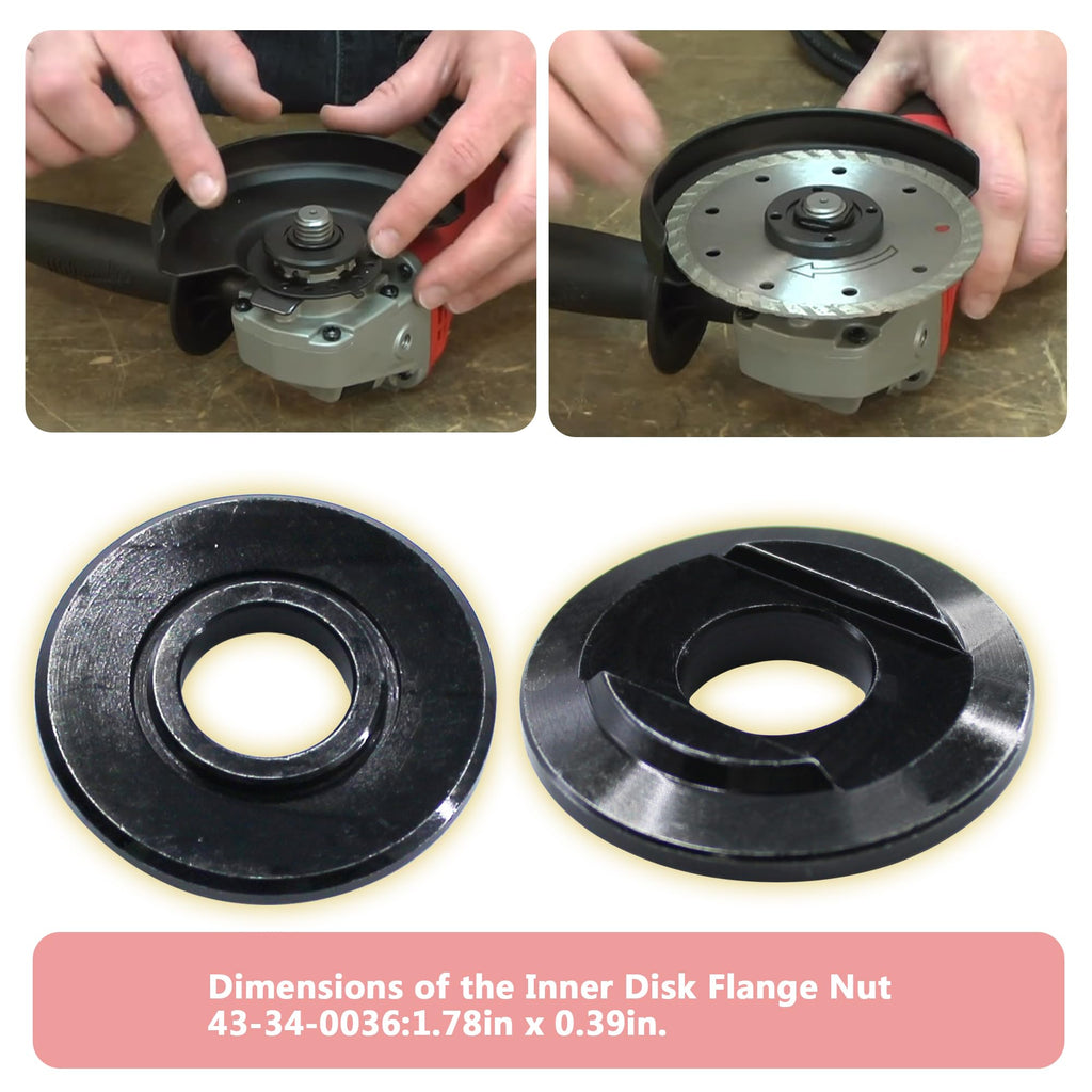 43-34-0036 Replacement Milwauke Inner Disk Flange 1 Pcs