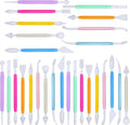 3 Set Air Dry Clay Tools, Fondant Sculpting Tool Set, Polymer Clay Tools for Modeling Decorating Tool, Clays
