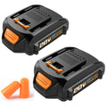 2Pack 3000mAh Battery Replacement for Worx PowerShare 20V Batteries WA3520 WA3525 WA3575 WA3669 WG151s WG155s WG251s