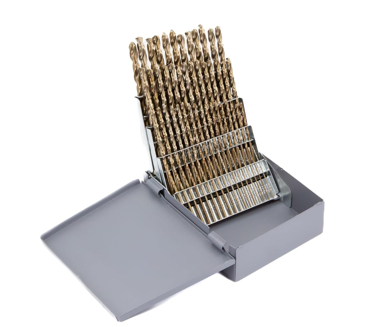 Drill America - DWD60J-CO-SET 60 Piece m35 Cobalt Drill Bit Set (Wire Sizes: #1 - #60), DWDCO Series