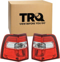 TRQ 2 Piece Driver & Passenger Side Tail Light Assembly Set