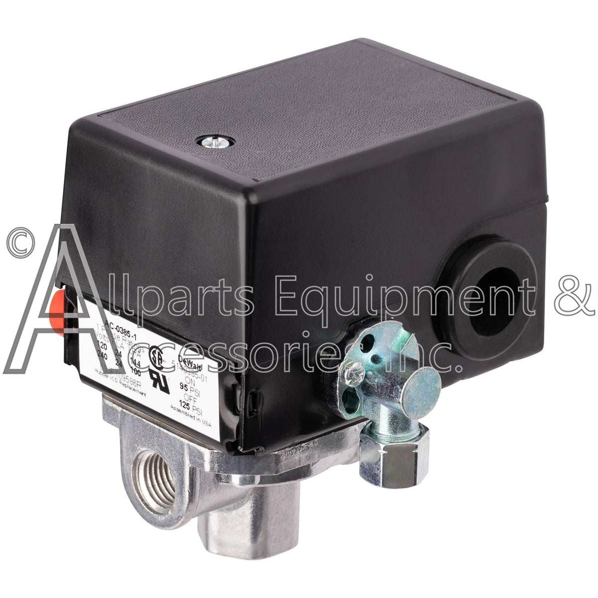 Z-AC-0385-1 Pressure Switch 4-Port 95-125 PSI 2-Pole 120-240V
