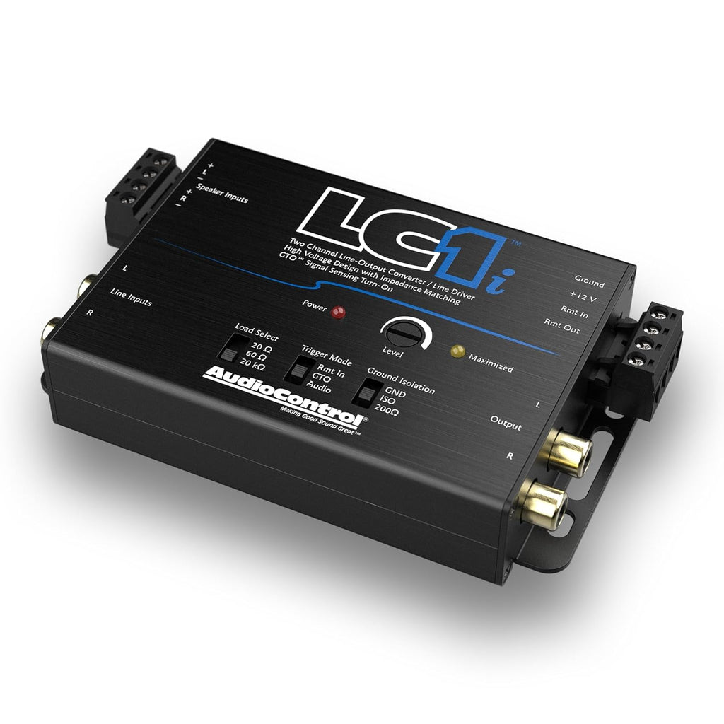 LC1i Active 2-Channel Line Driver & Line Output Converter for Adding Subwoofers or Amplifiers to Factory Car Audio