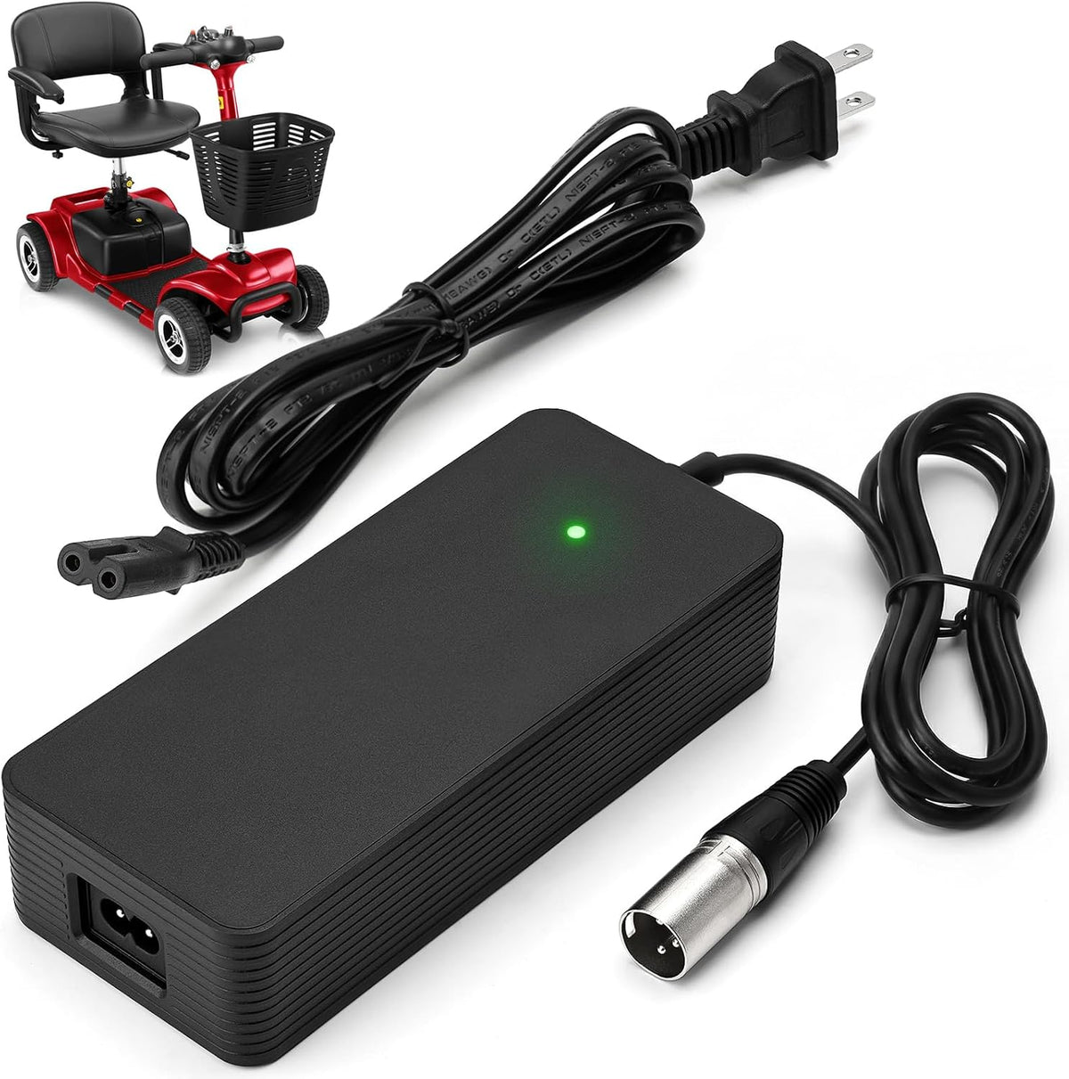 Battery Charger for Vive 3 Wheel 4 Wheel Mobility Scooter