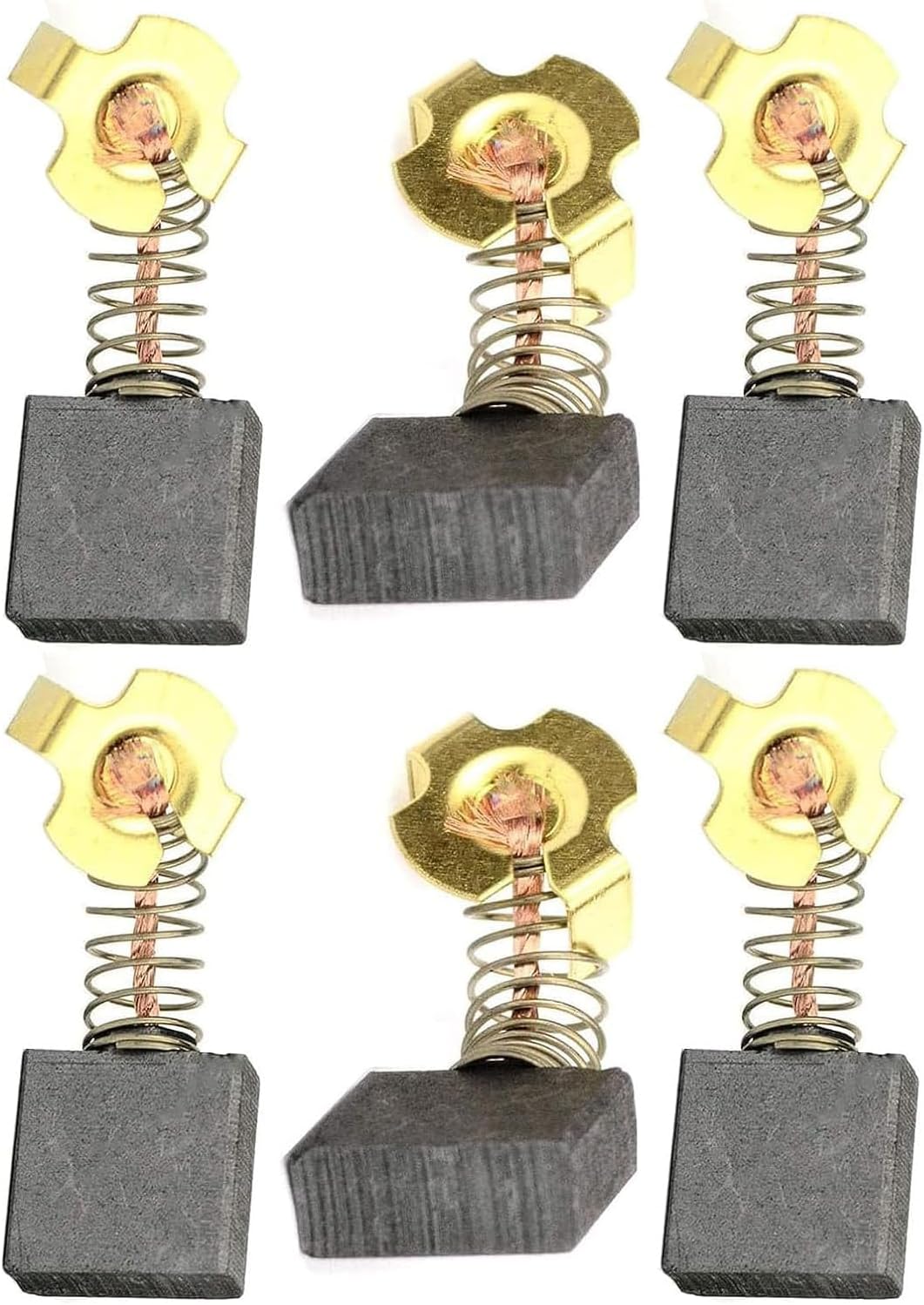 614367-00 0502025007 5140024-30 Carbon Brushes (Carbones Para) Compatible With Dewalt & Ridgid DW713/DW715/DW716/D24000/0502025007/5140024-30/999044/BTS21-D04 Miter Saw (6Pack)