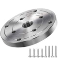 4" Steel Wood Lathe Faceplate,Faceplate for Wood Lathe