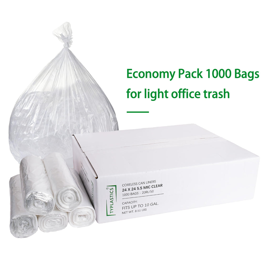 Trash Can Liners - Wholesale 1000 Count 7-10 Gallon Trash Bags