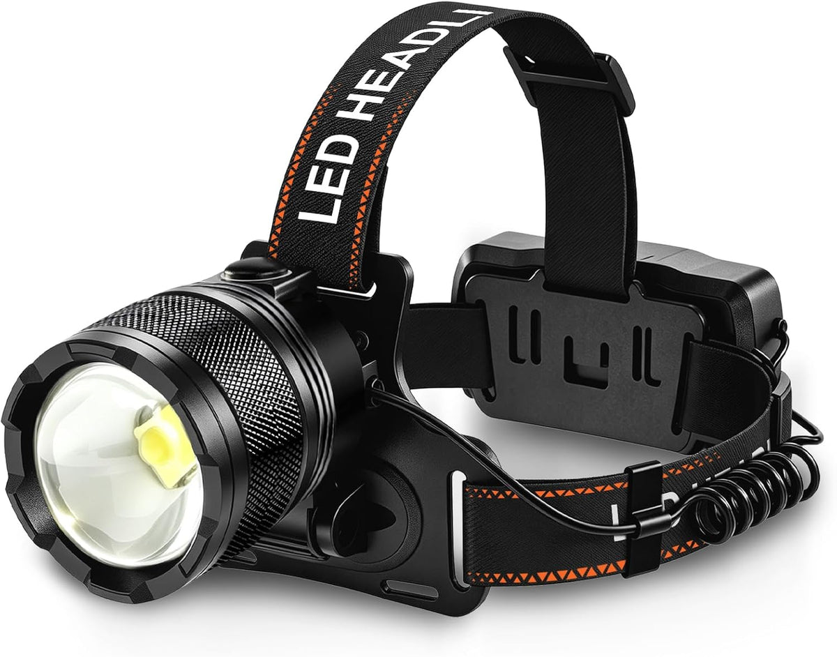 Super Bright Headlamp Rechargeable High Lumen/Head lamp for Adults