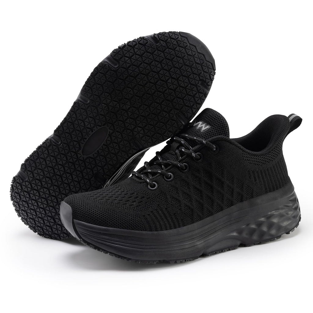 Womens Non Slip Work Shoes Walking Sneakers Food Service Kitchen Shoes