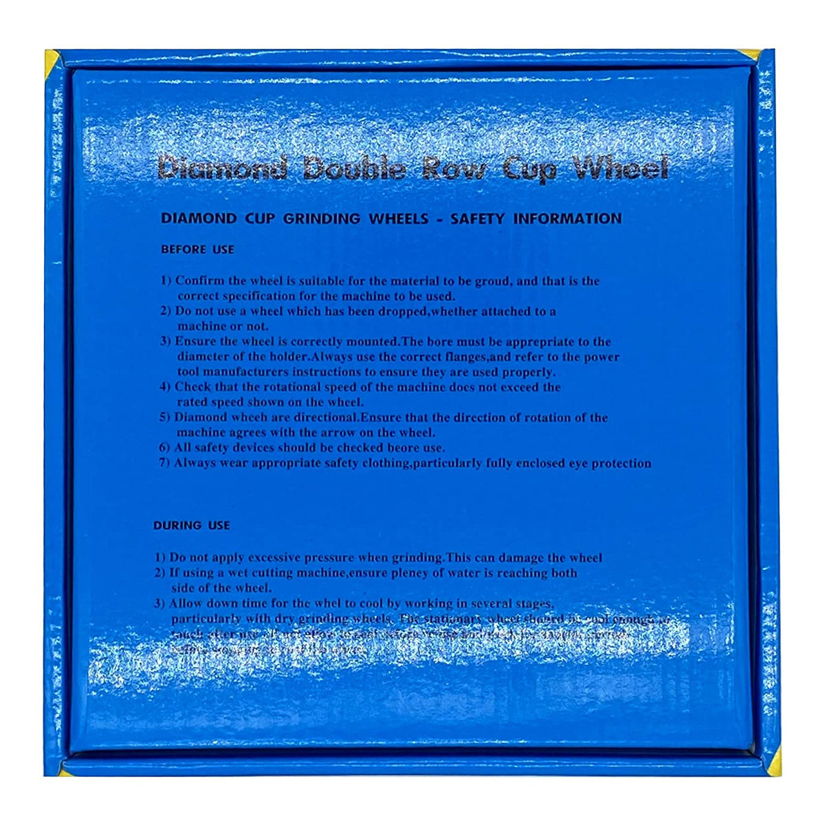 APLUS 9-Inch Diamond Cup Grinding Wheel, Double Row Diamond Grinder Disc for Concrete, Granite, Stone, Marble etc