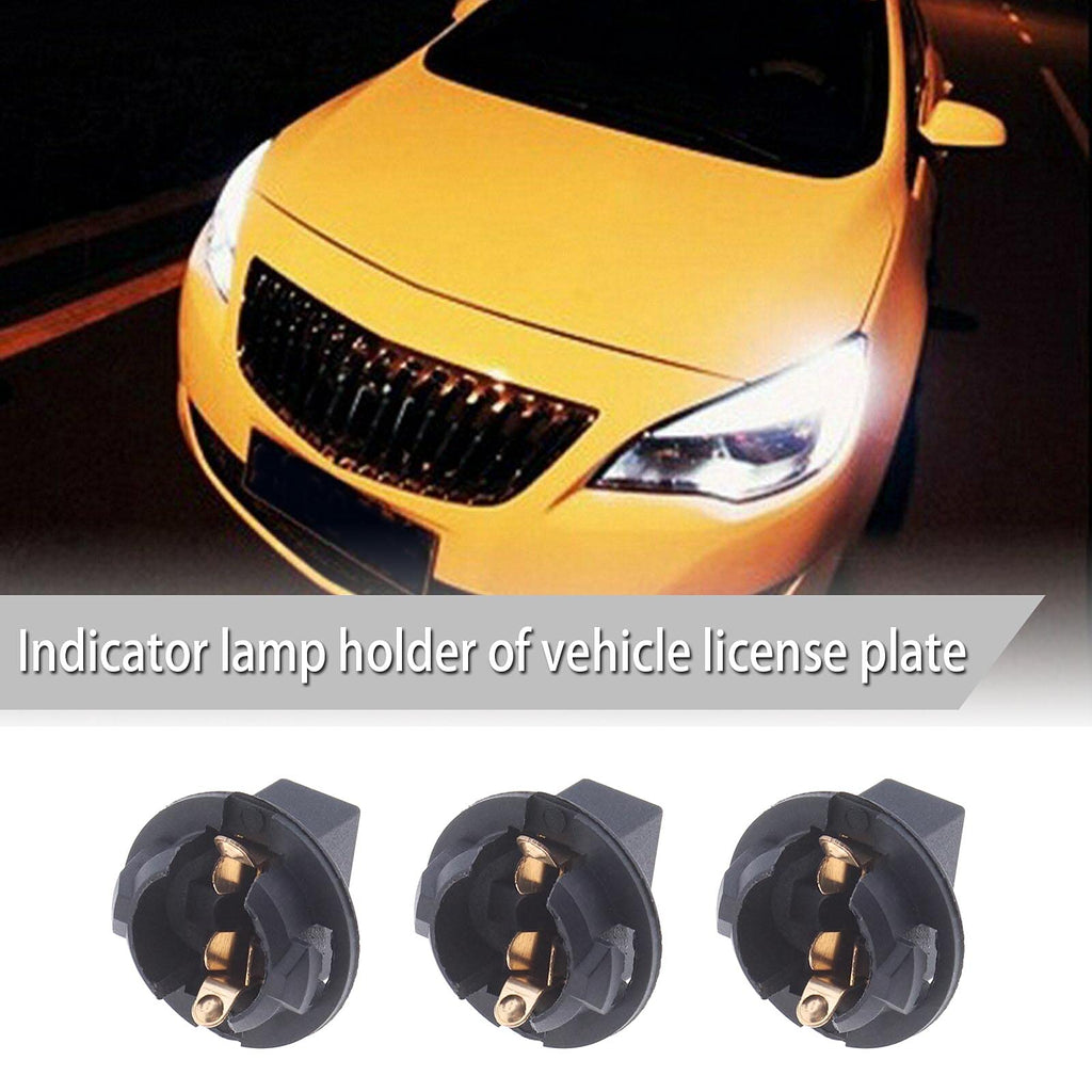 Micro Traders 10x T10 194 Socket for Instrument Panel Dash Light Car Gauge Cluster Bulbs Base Bulb Holder Twist Lock 12V
