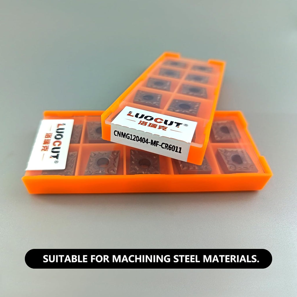 20PCS CNMG431 CNMG120404 Lathe Turning Inserts for Stainless Steel-CR6011