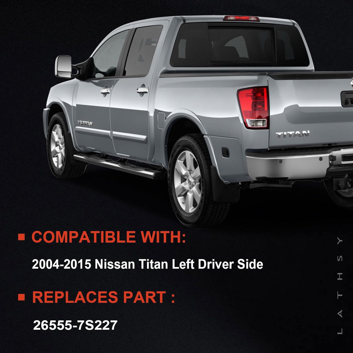 Tail Light Compatible With 2004-2015 Nissan Titan Driver Side