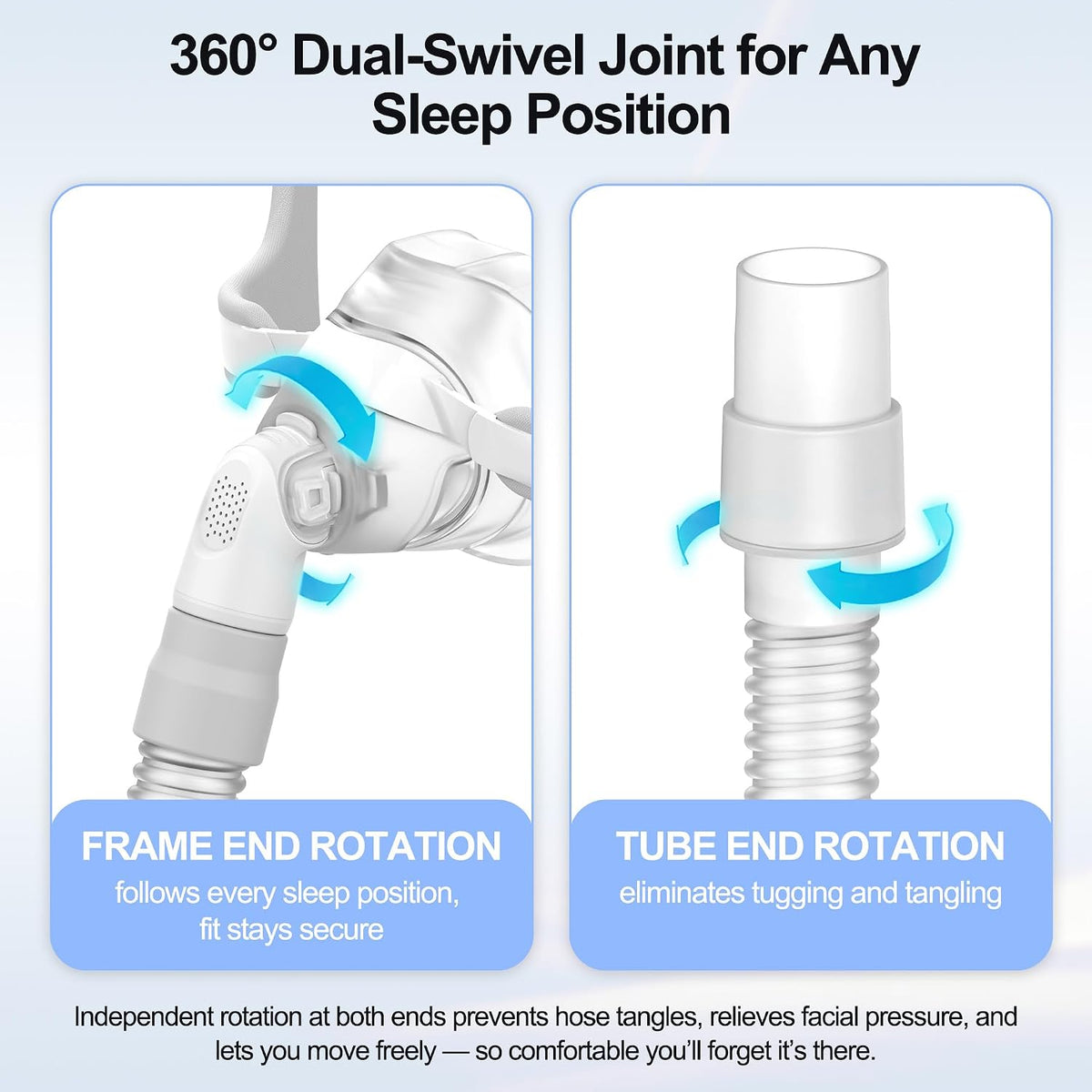 2PCS Hose Supplies for Airfit N20, Replacement Short Tube - ItAll Supplies for CPAP Users, F/SA H/SA Eligible